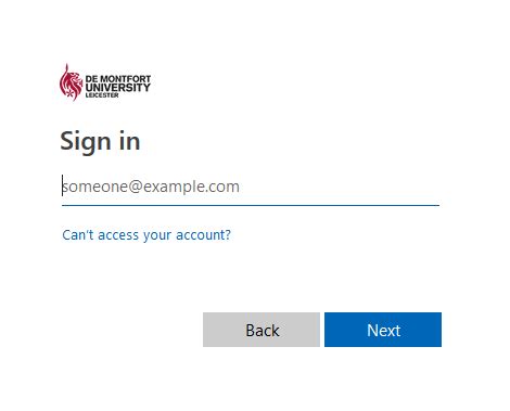 my dmu log in.